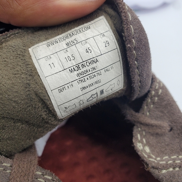 Eddie Bauer Shoe Men 11 M Suede Walking main image 8